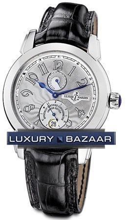 Ulysse Nardin Ulysse 1 (Platinum / Silver / Leather) 279-80